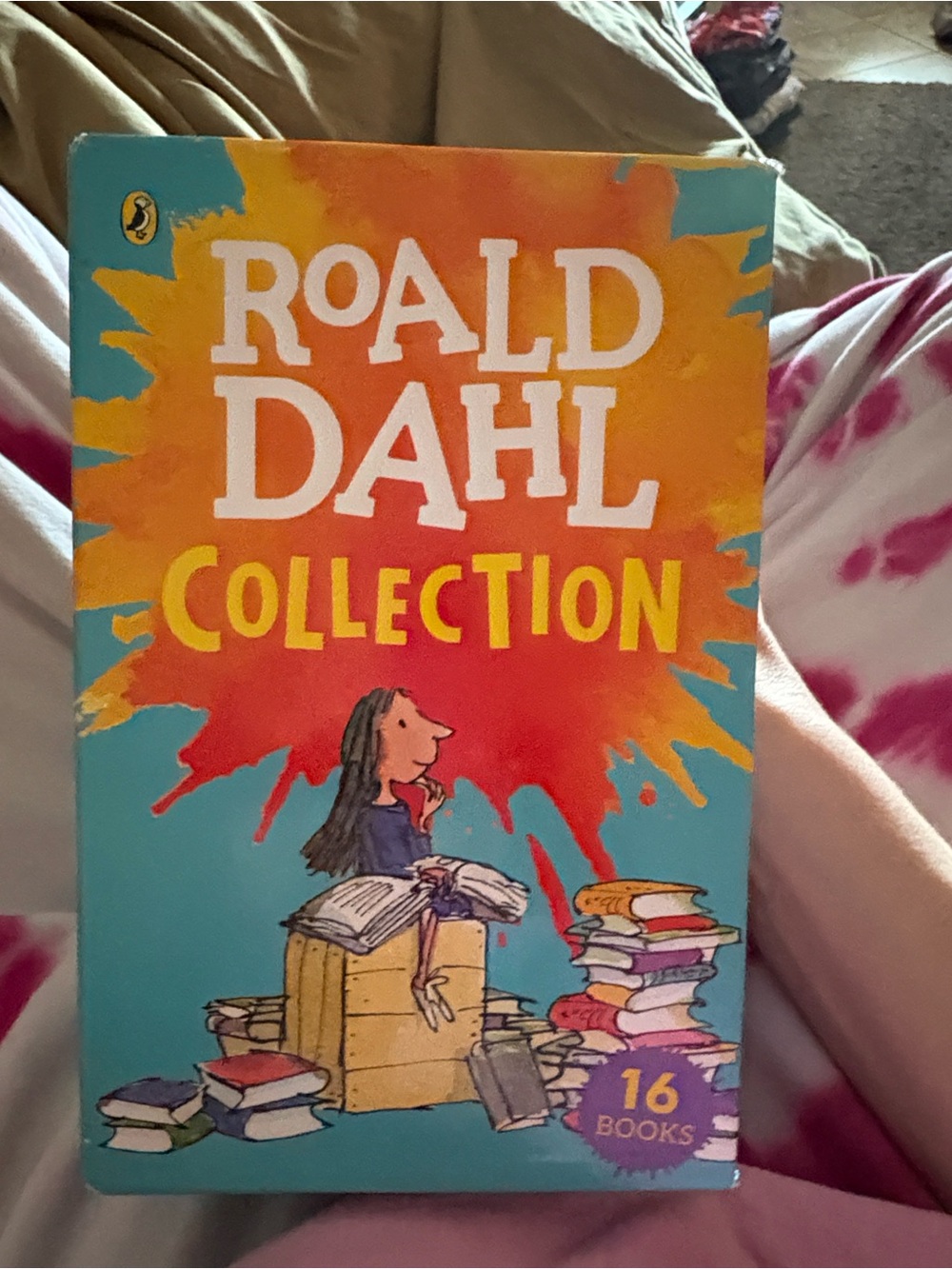 Roald Dahl 16 Book Collection Box Set - Turquoise & Orange